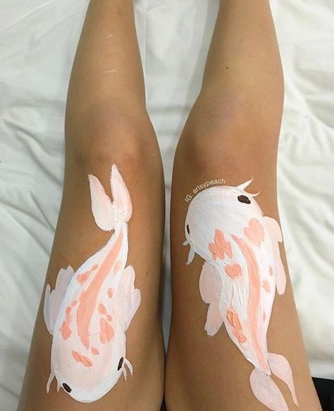 @kendallhall42 🌻 How To Make Canvas, Leg Painting, Leg Art, Skin Paint, Back Painting, Animal Illustrations, Contemporary Abstract Painting, Jackson Pollock, Chalk Art