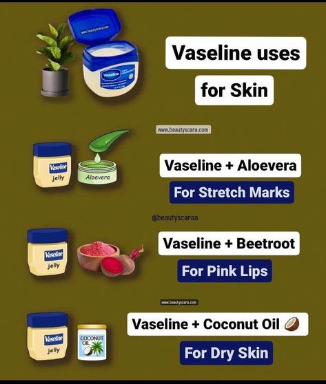 Vaseline helps to remove Wrinkles, heal cracked heels, and reduce stretch marks if used it daily. It also help to remove dark spots. Vaseline Hacks, Vaseline For Face, Cracked Heel Remedies, Heal Cracked Heels, Natural Hair Removal Remedies, Vaseline Uses, Vaseline Jelly, Diy Skin Care Recipes, Dark Spots On Skin