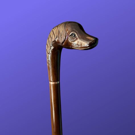 Fashionable hand-carved wooden cane Designed and made by hand in the workshop. Resistance: up to 225 lbs Weight: 0.8 pounds / 400 grams Suitable for right and left hand The highest quality and unique design, the best idea for a gift. A fully functional fashion accessory for women / men, a stylish cane for a stylish wedding or costume party. Function: This elegant cane is suitable for women and men, seniors, art collectors or those looking for a great gift idea. This cute cane can be used as a fashionable accessory that emphasizes individual style when walking through city streets, when walking in the wilderness and when looking for mushrooms, for protection from wild animals and as a pleasant companion for walking. Also, this wooden cane will become an unusual prop for an original photo / Spaniel Cocker, Custom Canes, Wooden Canes, Canes & Walking Sticks, Cocker Spaniel Dog, Walking Cane, Functional Fashion, Walking Canes, Spaniel Dog