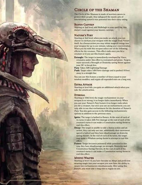 5e Druid, Homebrew 5e, Druid Circle, 5e Classes, Homebrew Classes, Dnd Druid, Magic Realms, Dnd Homebrew, D D Classes