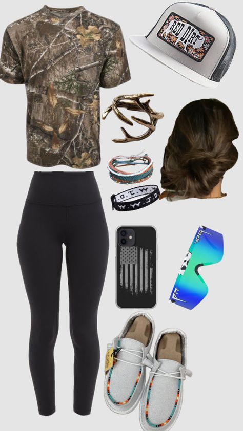 Country Outfits, Your Aesthetic, Black Leggings, Camo, Leggings, Energy