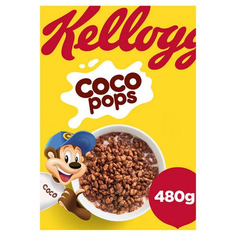 Pops Cereal, Cereal Kelloggs, Toasted Rice, Coco Pops, Chocolate Breakfast, Less Sugar, Rice Cereal, Salford, Nutritious Breakfast