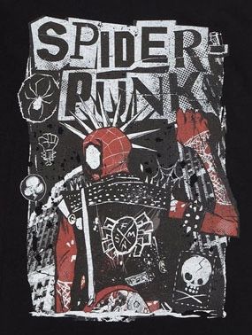 Spiderman T Shirt Design, Spiderman Tshirt Design, Punk Poster Design, Spiderman Tshirt, Hobie Brown, Punk Poster, Punk T Shirt, Pop Culture Art, Anime Shirt