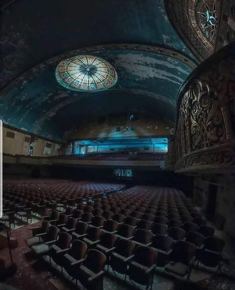 Abandoned Theatre, Rpg Map, World Of Darkness, Urban Exploration, Abandoned Buildings, Urban Landscape, Abandoned Places, Urban Decay, Scream