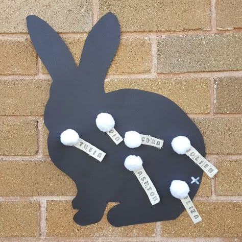 Rabbit Themed Games, Bunny Themed Birthday Party Games, Easter Themed Party Food, Bunny Party Activities, Bunny Rabbit Birthday Party, Some Bunny Is Three, Peter Rabbit Games, Rabbit Party Ideas Bunny Birthday, Pin The Tail On The Bunny