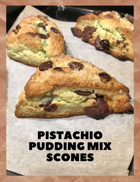 Pistachio Scones, Salt Free Seasoning, Breakfast Specials, Smart Oven, Pistachio Pudding, Pudding Cookies, Lemon Pudding, Instant Pudding Mix, Instant Pudding