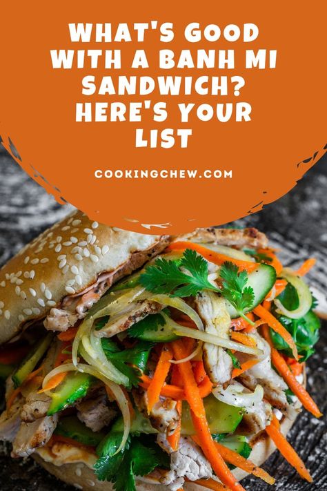 Something delicious this way comes: Here’s what to serve with banh mi! Napa Cabbage Recipes, Napa Cabbage Salad, Potato Chip Recipes, Banh Mi Sandwich, Pho Soup, Hearty Vegetable Soup, Fried Tomatoes, Vegetable Spring Rolls, Watermelon Feta Salad