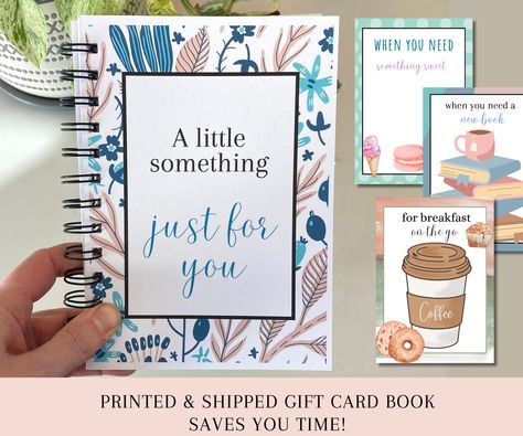 Gift Card Book, Breakup Care Package, Divorce Gift for Her, Thinking of You Gift, Care Package for Friend, Self Care Gift for Woman - Etsy Gift Card Book, Gift For College Student, College Survival Kit, Birthday Care Packages, Divorce Gift, College Survival, Happy Retirement, College Gifts, Card Book