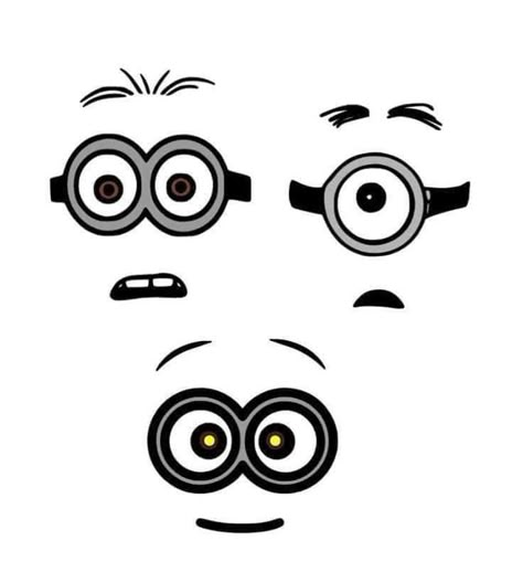 Minion Tattoo, Minion Face, Minion Shirts, Universal Trip, Disney Silhouettes, Frida Art, Minions Despicable Me, Projets Cricut, Image Svg