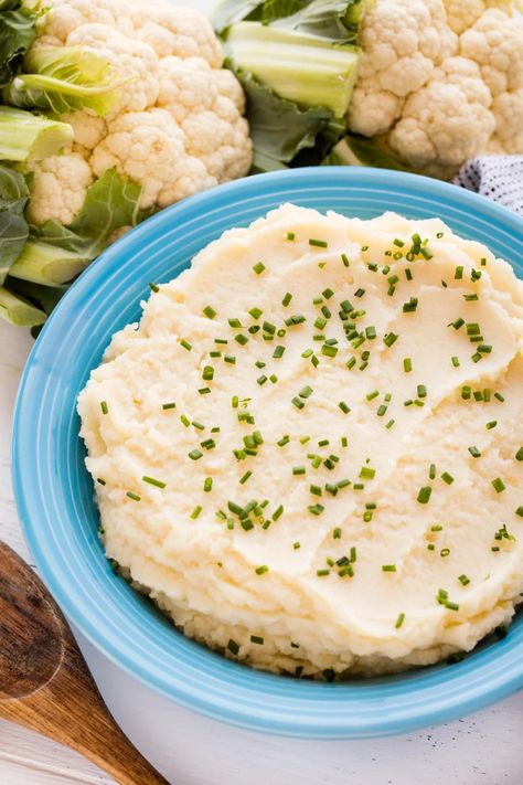 Cauliflower Puree, Carb Alternatives, Salty Foods, Mashed Cauliflower, Pureed Food Recipes, Cauliflower Recipes, Veggie Sides, Vegetable Recipes, Mashed Potatoes