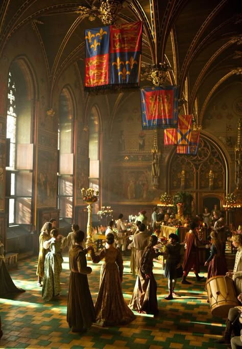 Anne Neville, Medieval Party, Medieval Aesthetic, Yennefer Of Vengerberg, Castles Interior, Medieval Life, Throne Room, Royal Court, Medieval Times