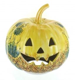 Jack O'Lantern Large Pumpkin Rose Pottery, Large Pumpkin, Get Ready For Fall, Polish Ceramics, Polish Stoneware, Kids Headboard, Kids Vanity, Glass Pumpkins, Ready For Fall