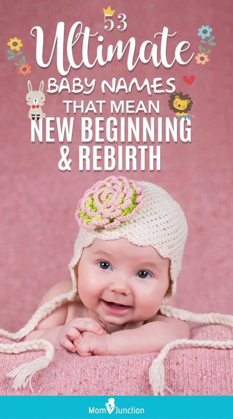 53 Ultimate Baby Names That Mean New Beginning And Rebirth - MomJunction : Your baby's arrival marks a new beginning. To etch that moment forever, we have compiled a list of names that mean a new beginning. Choose a right name. #names #babynames  #uniquebabynames #prettynames  #ultimatebabynames Western Baby Names, L Baby Names, Cool Boy Names, Rare Baby Names, Unisex Baby Names, A New Start, Baby Name List, Western Babies