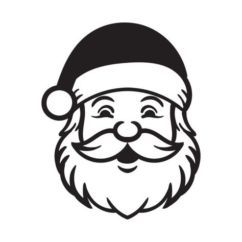 Santa Face Template Free Printable, St Claus, Face Artwork, Face Template, Drawing Stencils, Santa Face, Stencil Template, Templates Printable Free, Please Follow Me