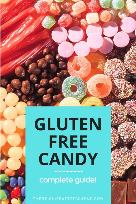 Wondering which candies are gluten-free and which are not? This huge gluten-free candy list covers what is and what is not safe for you to eat. Gluten Free Candy List, Gluten Free Conversion Chart, Junior Mints, Gluten Free Candy, Candy Station, Chocolate Malt, Candy Companies, Kisses Chocolate, Free Candy