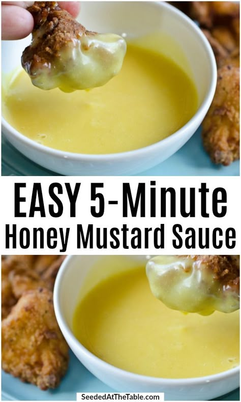 Honey Mustard Dipping Sauce Recipe, Mustard Sauce For Chicken, Easy Honey Mustard, Honey Mustard Salmon Recipes, Honey Mustard Sauce Recipe, Honey Mustard Chicken Recipes, Appetizer Easy, Honey Mustard Dip, Honey Mustard Recipes