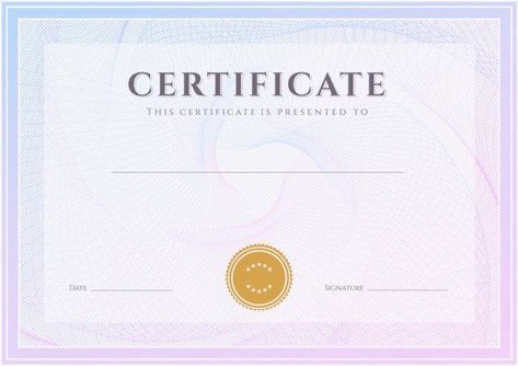 Guilloche Pattern, Achievement Certificate, Certificate Format, Character Sheet Template, Certificate Background, Template Background, Floral Logo Design, Certificate Design Template, Awards Certificates Template