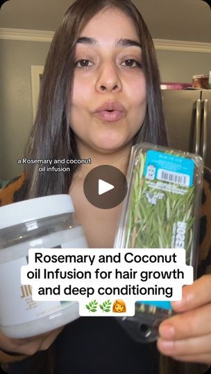 18K views · 3.1K reactions | Rosemary and coconut oil infusion #rosemary #coconutoil #hair | Dalila Gomez Rosemary And Coconut Oil For Hair Growth, How To Make Rosemary Oil For Hair, Hair Growth Oil Recipe, Rosemary Oil For Hair Growth, Oil Infusion, Rosemary Oil For Hair, Coconut Oil Recipes, Essential Oil Mixes, Hair Remedies For Growth