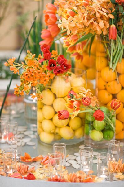 Flowers And Fruit, Spring Entertaining, Fruit Flowers, Northern California Wedding, Beautiful Fruits, Pretty Tables, Deco Floral, Table Arrangements, Simple Flowers