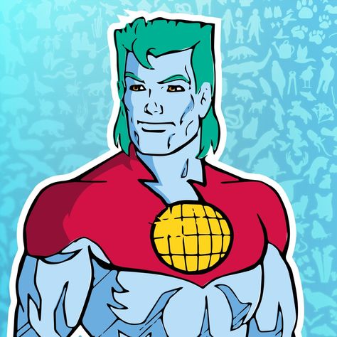 Captain Planet 90s Cartoon Characters, Captain Planet, Cartoons 80s 90s, Planet Tattoos, Original Tattoos, 90s Cartoons, 90s Cartoon, Thundercats, Horror Music