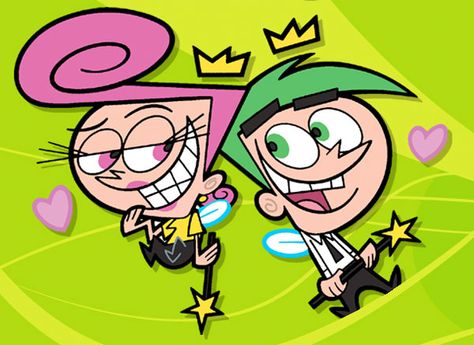 cosmo and wanda Wanda Fairly Odd Parents, Cosmo And Wanda Costume, Fairy Godparents, Cosmo And Wanda, Timmy Turner, The Fairly Oddparents, Fairly Odd Parents, Odd Parents, Famous Cartoons