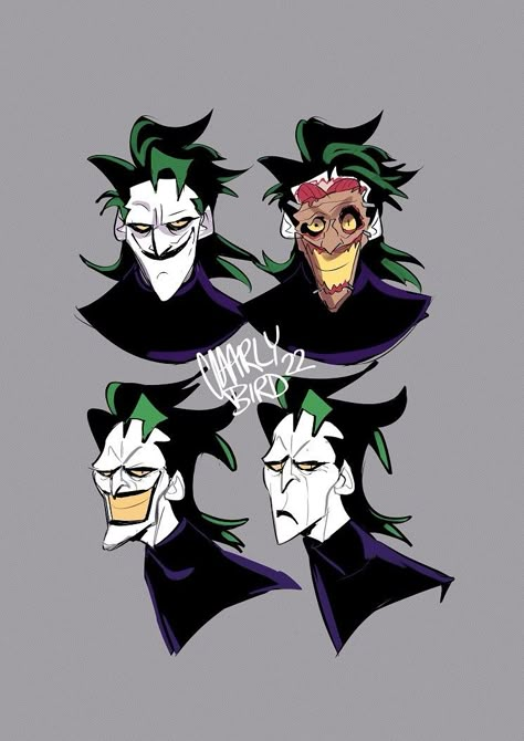 Joker Redesign Art, Ratcatcher 2 Fanart, Joker Character Design, Joker Redesign, Joker Face Drawing, Joker Fanart, Joker Drawing, Joker Cartoon, Batman Redesign