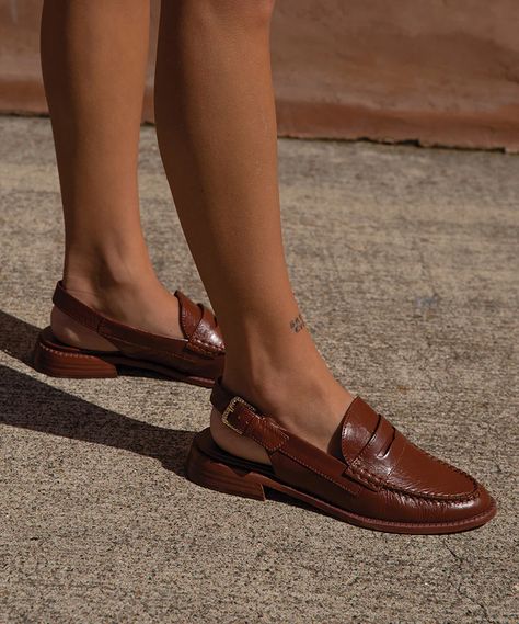 Shop the latest collection of . Find the perfect pair of loafers for your everyday look. #HardiLoafers #Loafers Loafer Slingback, Slingback Loafers, Yoga Jeans, Loafers Outfit, Loafers Brown, Patent Loafers, Stance Socks, Black Tape, Brown Loafers