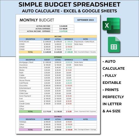 Efficiently manage your finances with our expense tracker and planner tool! Streamline your budgeting process by tracking every penny spent. Organize expenses, set budgets, and stay on track with detailed reports. Maximize control over your financial life Company Budget Template, Spreadsheet Ideas, Budget Excel Spreadsheet, Family Budget Spreadsheet, Personal Budget Spreadsheet, Monthly Budget Excel, Google Sheets Templates, Family Budget Planner, Household Budget Template