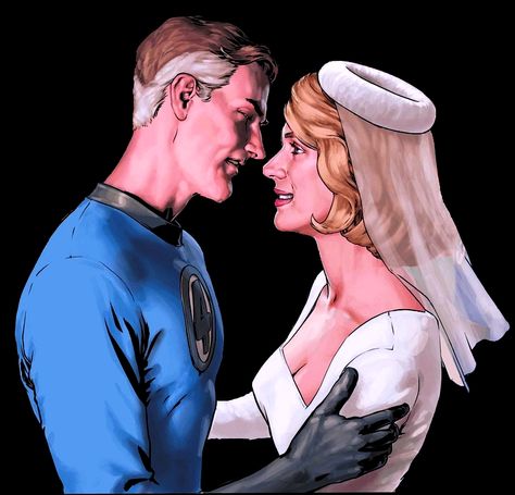 Reed and Sue Susan Storm, Sue Storm, Reed Richards, Blond Girl, Fantastic Four, Blonde Girl, Princess Zelda, Blonde, Marvel