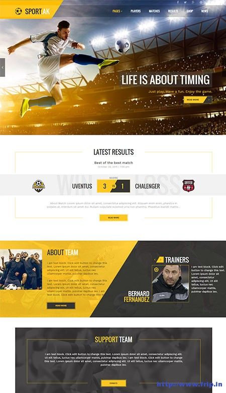 35+ Best Sports WordPress Themes 2020 (Free And Premium) | Frip.in Sports Website Design Layout, Sports Website Design Inspiration, Sport Website Design Inspiration, Sports Web Design, Sport Website Design, Sports Website Design, Web Sport, Wordpress Ecommerce Theme, Sports Website