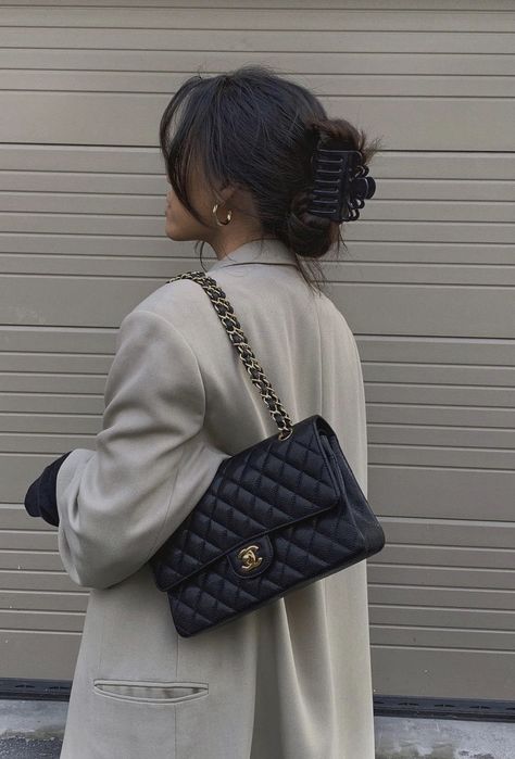 Chanel Bag, A Black, A Woman, Chanel, Instagram, Black