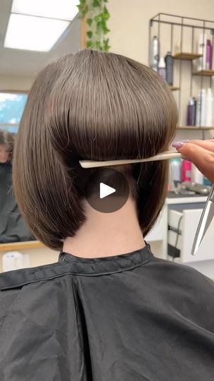 23K views · 6.4K reactions | Take inspiration from this bold, blunt bob. The subtle undercut adds a major fashion-forward edge—and we can’t get enough of those cool, flipped-in ends, either. . .. ... #hair #undercutgirls #hairstylist #barber #girlswithshavedheads #undercuthairstyle #이발 #barberette #undercut #haircutsforwomen #💇‍♀️ #💈 #barbershopgirls #hairsalon #shavednape #barbershop #hairclippers #haircutsforwomen #hairgoals #bobhaircut #rapadas #散髪 #drastichaircut #hairtransformation #bob #hairclippers #bobcut #buzzedgirl #feminism #haircut #hairclipper | 𝐻𝑎𝑖𝑟𝐶𝑢𝑡𝑖𝑒 | haircutie.official · Original audio Under Ear Bob Haircuts, Undercut Stacked Bob, Short Bob Back View Neckline, Subtle Undercut Women, Bob Haircuts Back View, Bobcut Hairstyles Short, Bob Back View, Subtle Undercut, Bob With Undercut