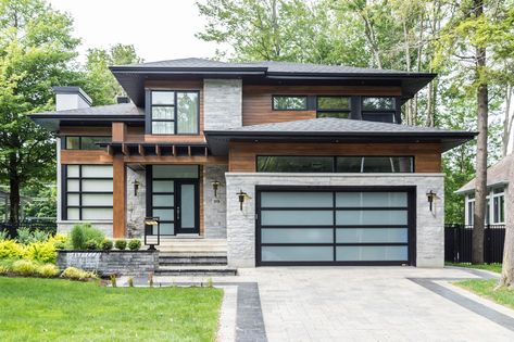 Modern traditional front door