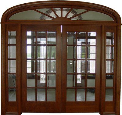 double door 7 Metal Doors Exterior, House Main Door, Front Door Design Wood, French Doors Exterior, Wood Exterior Door, Home Door Design, Double Door Design, Door Glass Design, Entrance Door Design