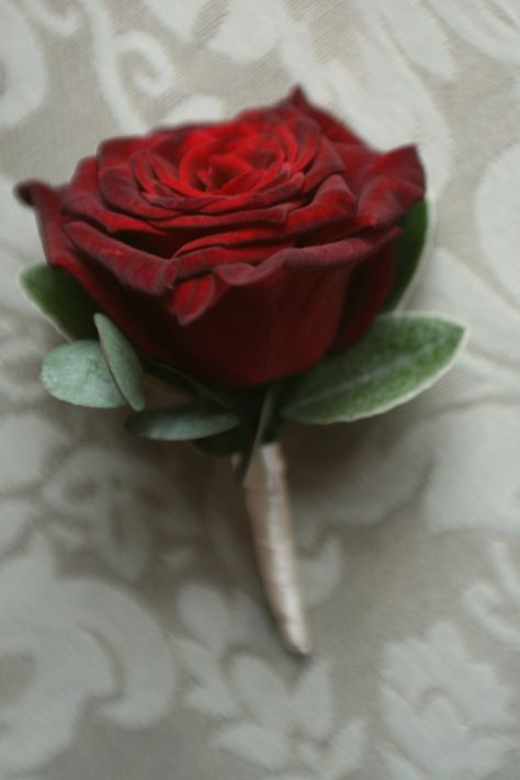 Red Rose Buttonhole, Wedderburn Castle, Red Rose Boutonniere, Ceremony Archway, Red Boutonniere, Rose Buttonhole, Flower Styling, Groom Buttonholes, Wedding October