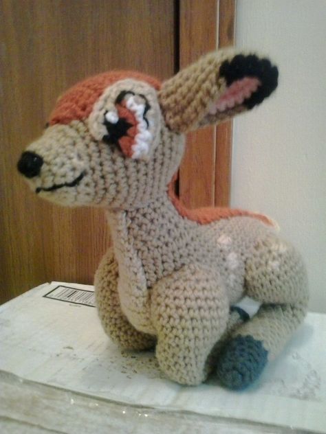 Bambi Crochet Pattern, Woodland Creatures Nursery, Disney Crochet Pattern, Minion Crochet Patterns, Bambi Characters, Crochet Star Patterns, Crochet Giraffe Pattern, Blankets Crochet, Disney Crochet Patterns