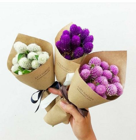 Plants Interior, Flower Truck, Hand Bouquet, How To Wrap Flowers, Flower Packaging, Dried Flower Bouquet, Flower Farm, Brown Paper, Beautiful Blooms