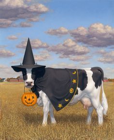 8de0e9965cf06b7845d025022b8e6557 Halloween Cow, Vintage Halloween Cards, Cow Tattoo, Cow Pictures, Baby Cows, Cow Art, A Cow, Halloween Animals