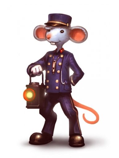 Train Conductor Mouse Cat Hotel, Train Conductor, Gaming Token, Cartoon Games, Christmas Illustration, Childrens Illustrations, Character Portraits, Animal Kingdom, Aliens