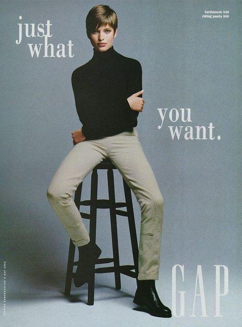 Jenny Brunt for Gap photographed by Patrick Demarchelier Gap Ads, 90s Outfit Inspiration, 90s Party Outfit, Hair Muse, Denim Photoshoot, Cute Sweats, 90s Minimalism, Patrick Demarchelier, 90s Fashion Grunge