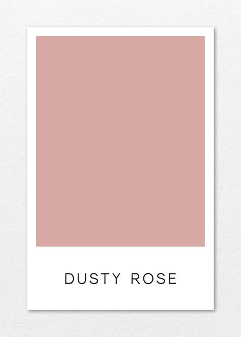 Dusty Rose Guest Bedroom, Dust Pink Color Palette, Color Palette Dusty Pink, Dusty Rose Branding, Dusty Rose Room Decor, Dusty Rose Colour Palette, Dusty Rose Baby Nursery, Dusty Pink Colour Palette, Dusty Pink Paint Color