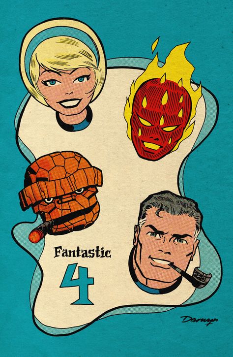 Superheroes Wallpaper, Darwyn Cooke, Mister Fantastic, Marvel Comic Universe, Marvel Comics Art, Classic Comics, Retro Comic, Marvel Wallpaper, Fantastic Four