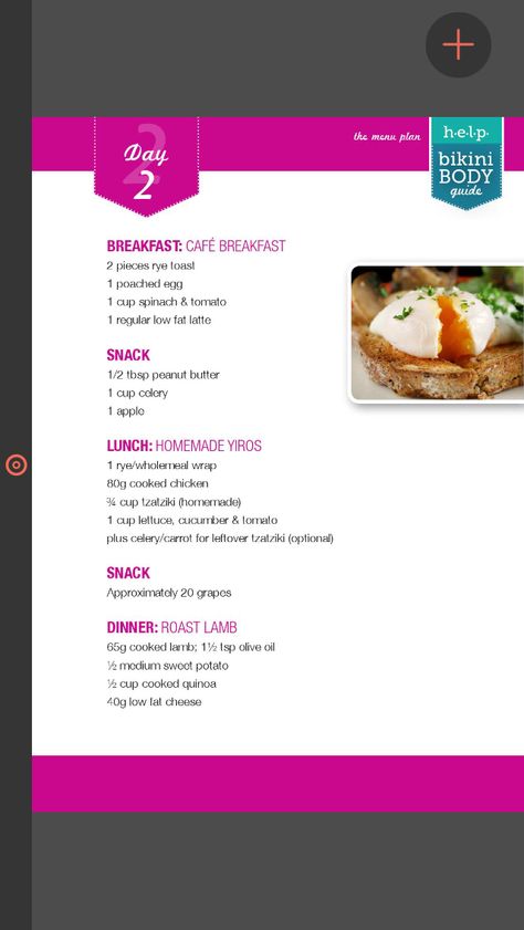 Kayla Itsines Kayla Itsines Meal Plan, Bbg Recipes, Bbg Diet, Health Meal Plan, Healthy Menu, Kayla Itsines, Rest Day, Resistance Training, Healthy Eating Recipes