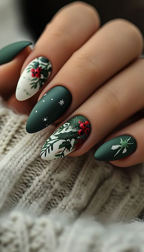 Theme Board, December Nails, Fall Nail Trends, Christmas Gel Nails, Seasonal Nails, Nails Fashion, Christmas Nail Art Designs, Short Nail, Nail Swag