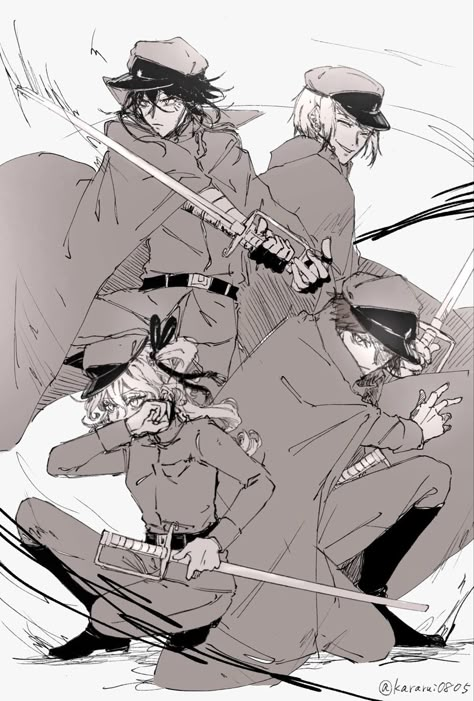 Bsd Bloodhounds, Tetchou X Jouno Bsd Fanart, Suegiku Wallpaper, Juno X Tecchou Fanart, Jouno Saigiku Wallpaper, Tecchou X Jono, Hunting Dogs Bsd, Tetchou Suehiro, Tecchou X Jouno