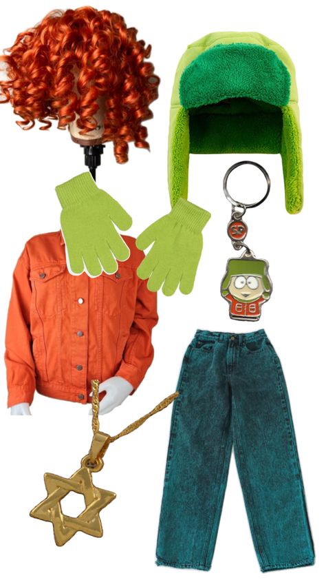 also the necklace is optional :3 Pilgrim Outfit, South Park Cosplay, Kyle South Park, South Park Anime, Kyle Broflovski, South Park Funny, South Park Characters, Future Clothes, Halloween Costume Outfits