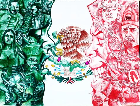 I Love You Chicano Art, Mexican Art Drawing, Mexican Nostalgia, Mexican Flag Drawing, Chicano Wallpaper, Chicano Drawing, Lowrider Arte, Chicano Culture, Art Chicano