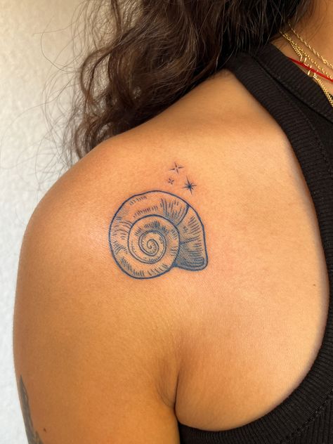 Sharks Eye Shell Tattoo, Moon Shell Tattoo, Sea Shell Tattoo, Shell Tattoo, Spiral Tattoos, Seashell Tattoos, Shell Tattoos, Evil Eye Tattoo, Shiva Eye