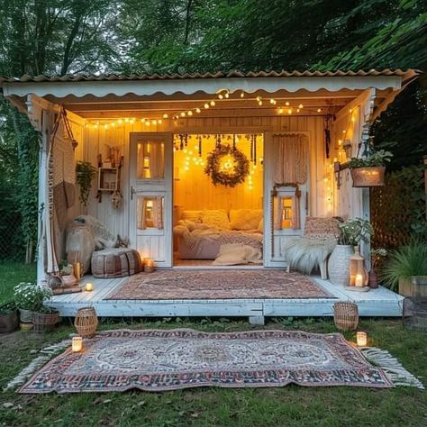 Tuscan Patio Ideas, Tuscan Patio, Diy Clouds, Summer Hike, Garden Decor Diy, Backyard Sheds, She Sheds, Backyard Retreat, Outdoor Decor Backyard