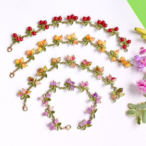 Stunning bracelets, perfect for wedding and many other occassions.  Material: alloy, beads Dimensions: Length 19.5cm, width 1.5cm Package includes: 1x bracelet Fruit Bracelet, Festival Friends, Orchid Leaves, Festival Mode, Diy Charm, Dressed To Impress, Vintage Fruit, Spring Plants, Diy Charm Bracelet